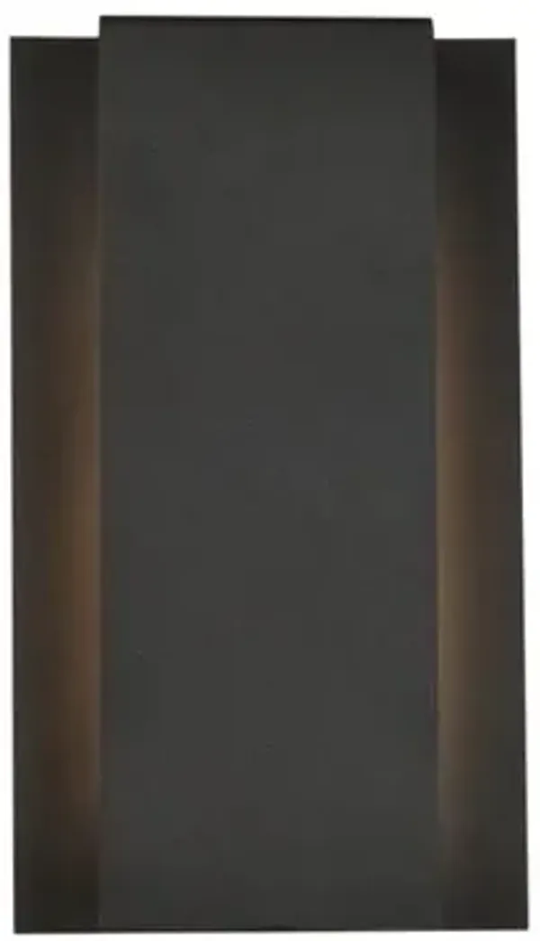 Living District Raine Integrated LED wall sconce  in black