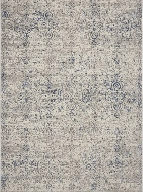Royal Terrace KI43 Beige/Blue 5'3" x 7'3" Rug