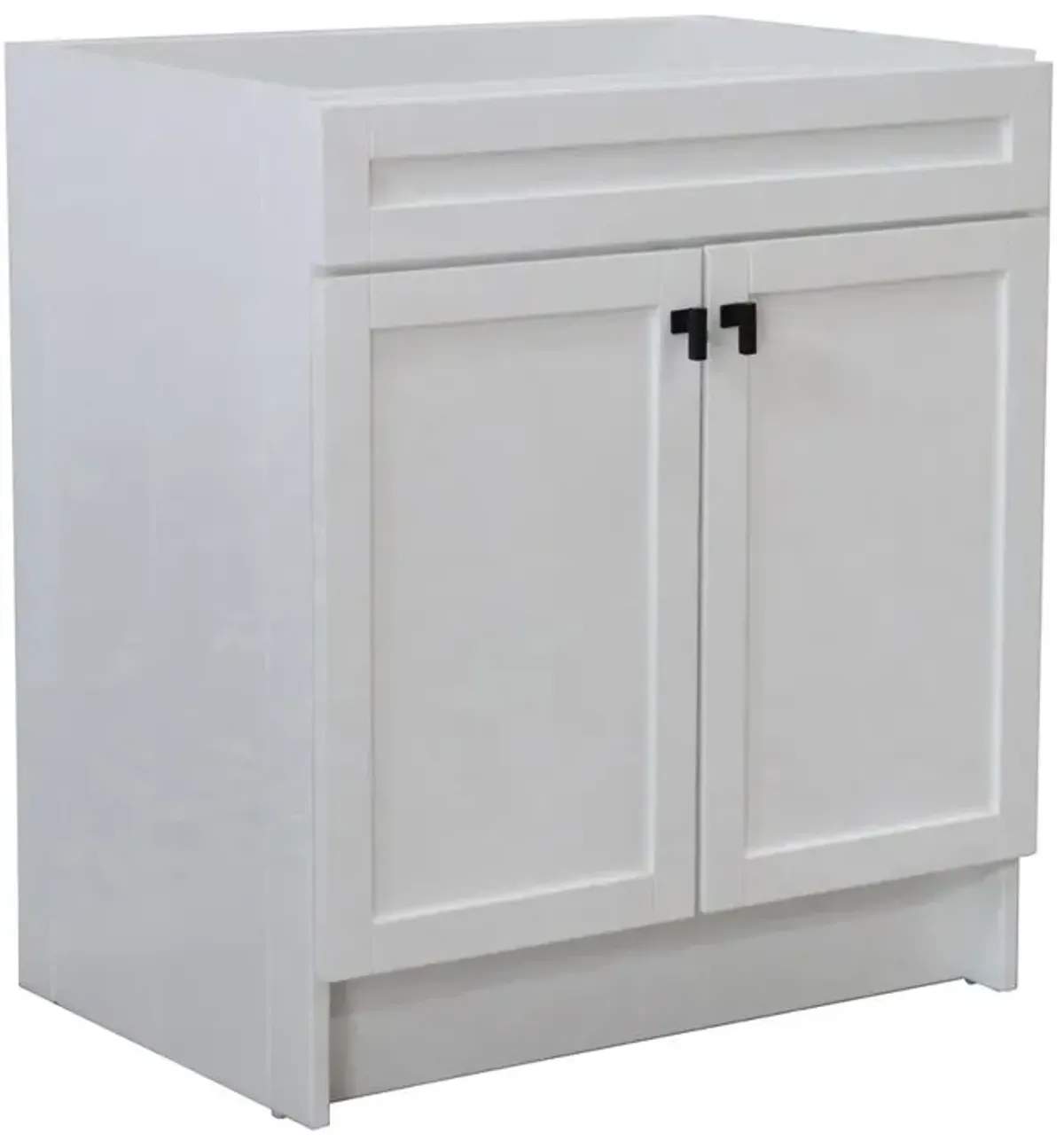 BELLATERRA HOME LLC 30 in. Single Sink Foldable Vanity Cabinet, White Finish
