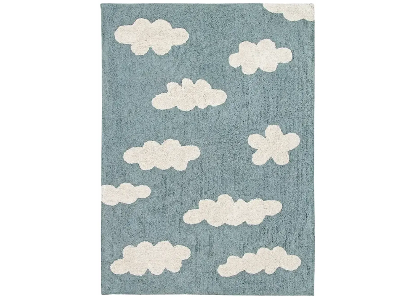 Washable Clouds Vintage blue