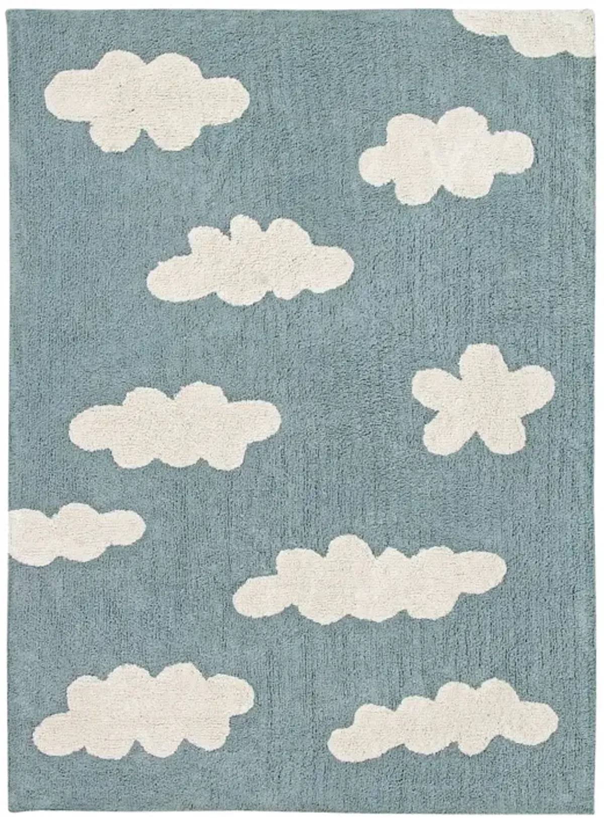 Washable Clouds Vintage blue