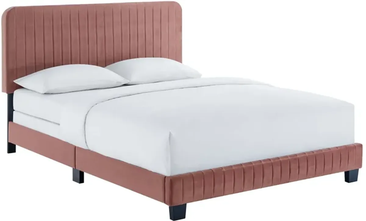 Modway - Celine Channel Tufted Performance Velvet Queen Bed