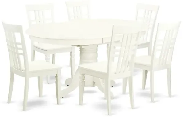 Dining Room Set Linen White