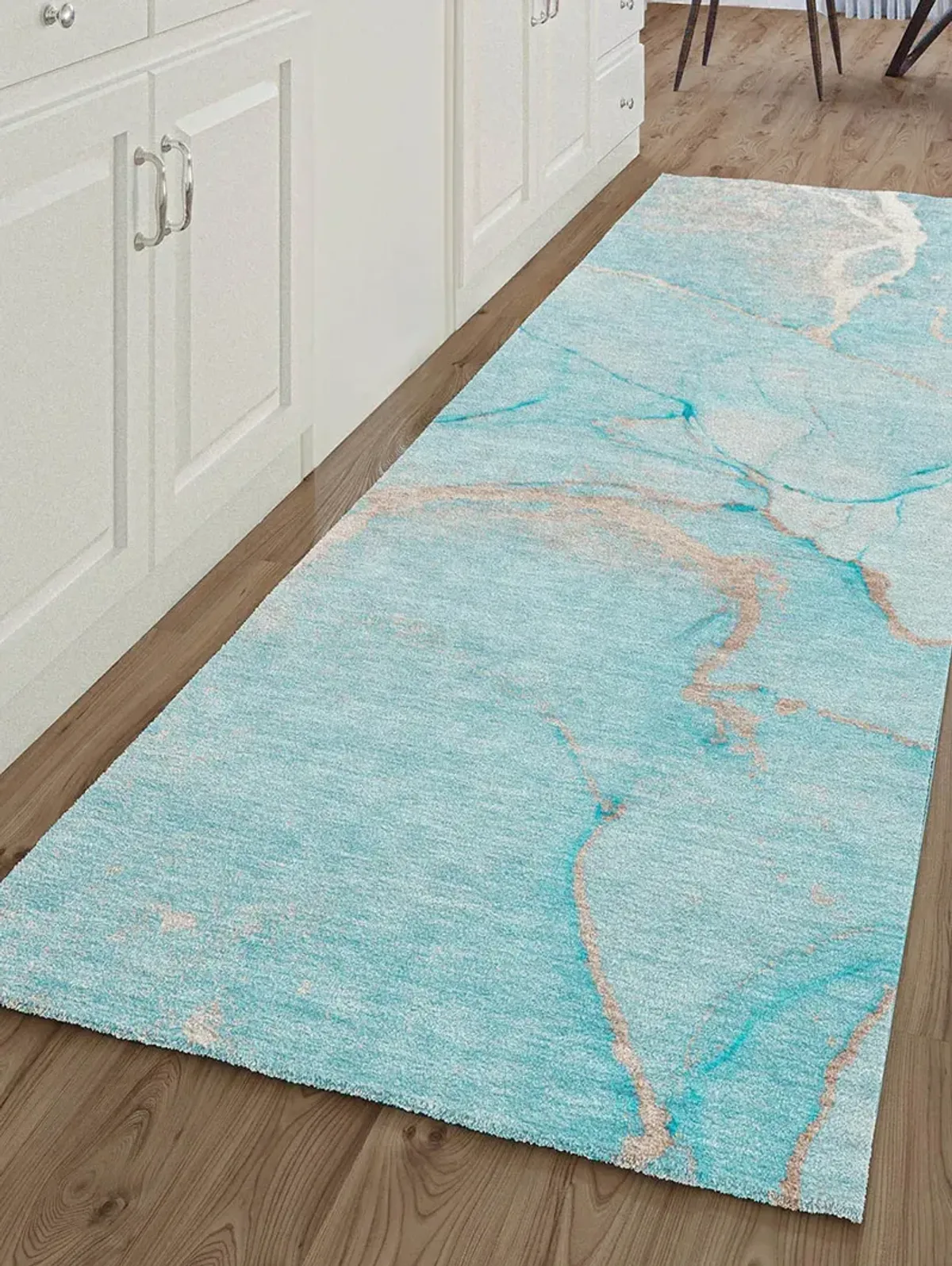 Odyssey OY7 Teal 2'3" x 7'6" Rug