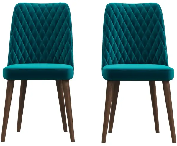 Merax Mid-Century Modern Velvet Dining Chair (Set of 2)