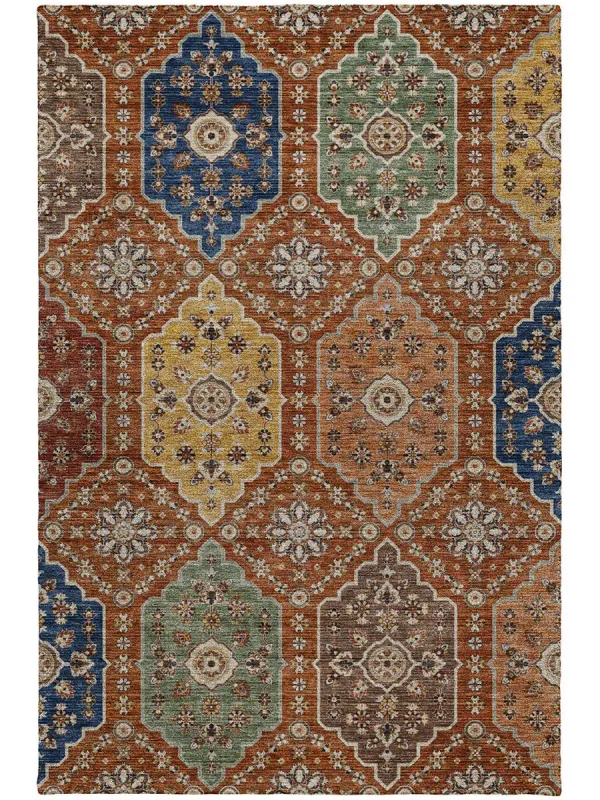 Silk Road SR7 Paprika 5' x 7'6" Rug