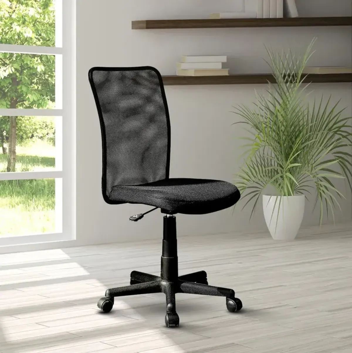 Techni Mobili Mesh Task Office Chair. Color : Black