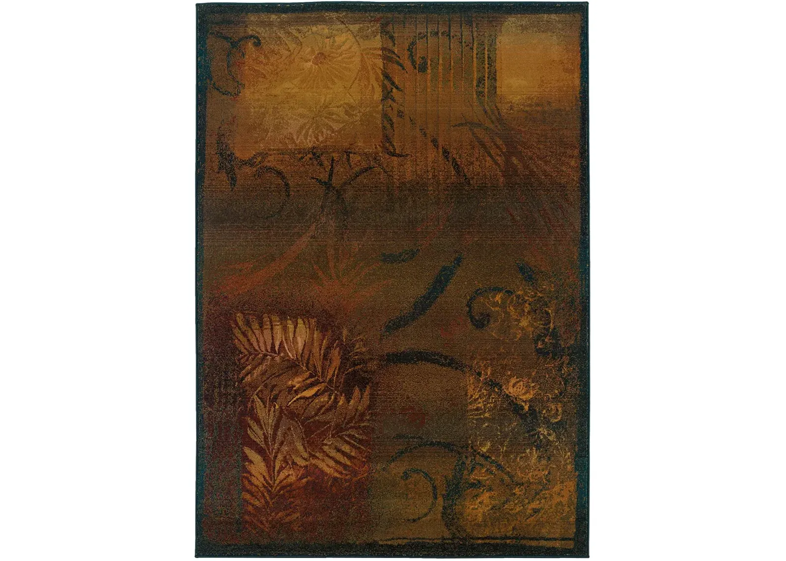 Kharma II 6'7" x 9'1" Brown Rug