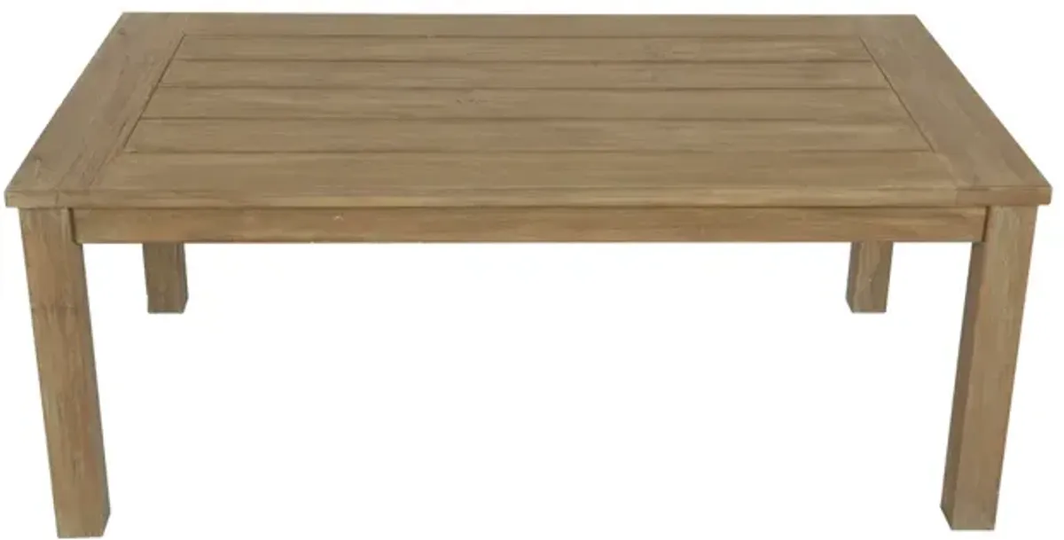 Coastal Teak Rectangular Coffee Table