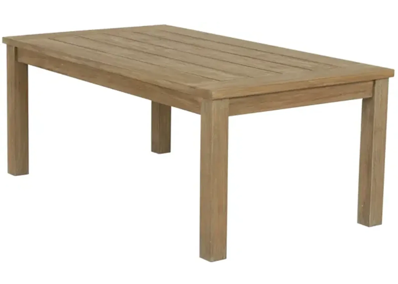 Coastal Teak Rectangular Coffee Table