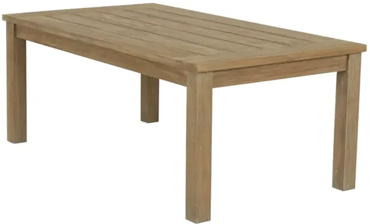 Coastal Teak Rectangular Coffee Table