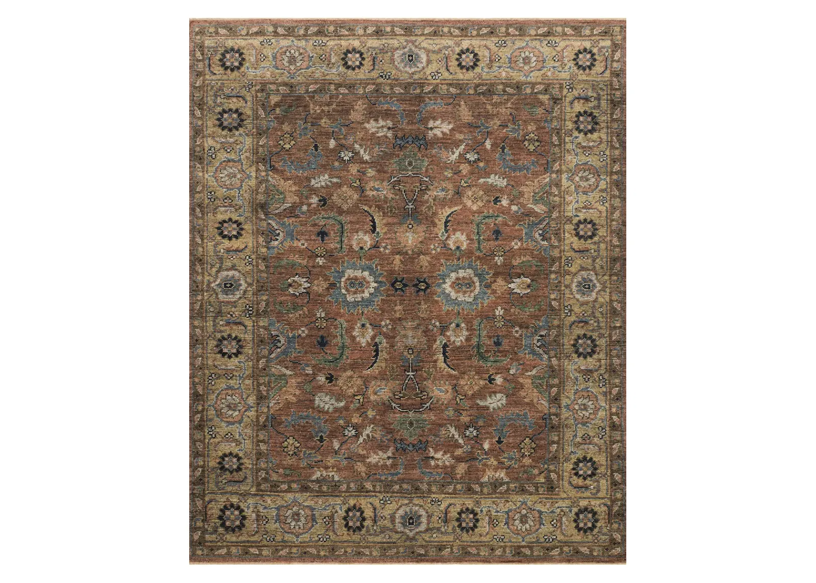 Heirloom HQ08 Brick/Sand 8' x 10' Rug