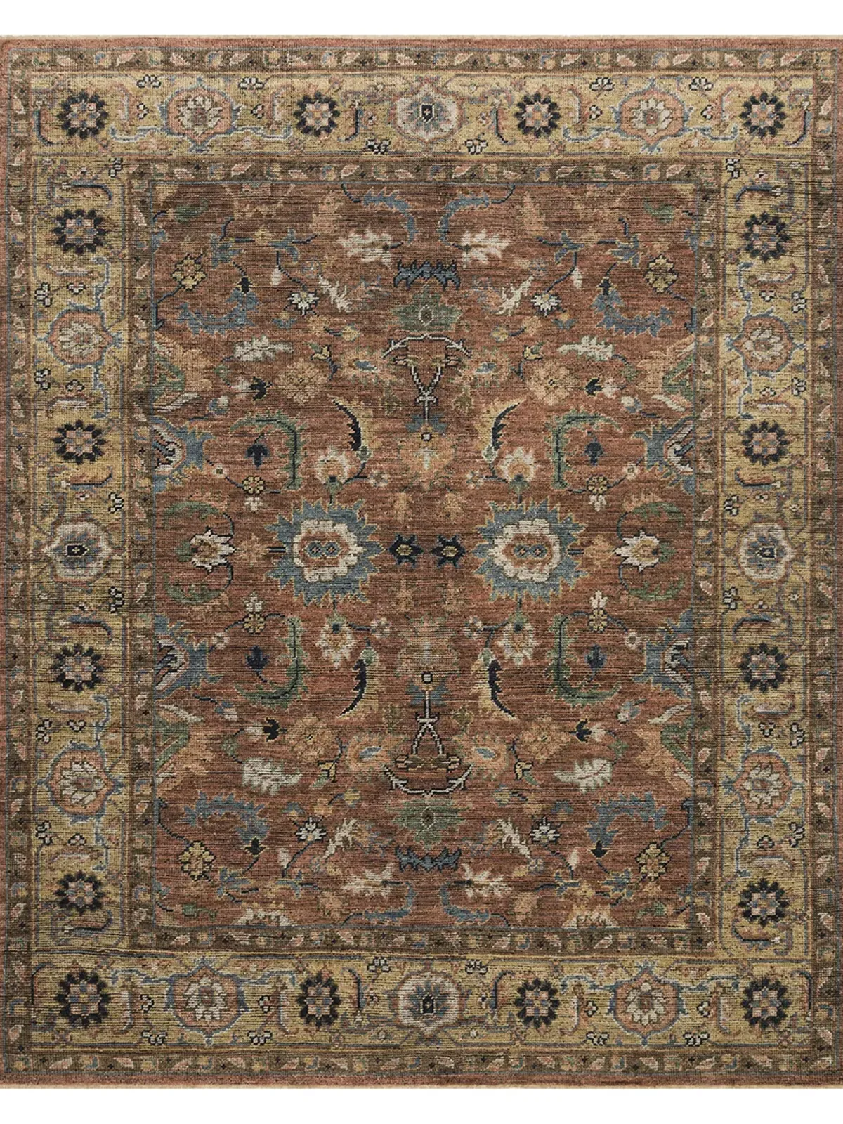 Heirloom HQ08 Brick/Sand 8' x 10' Rug