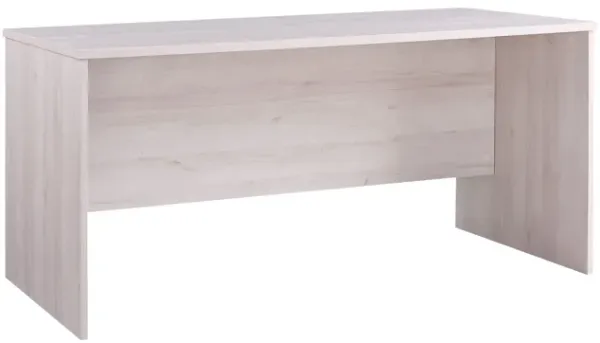 White Oak Home Office Computer Desk with Spacious Top