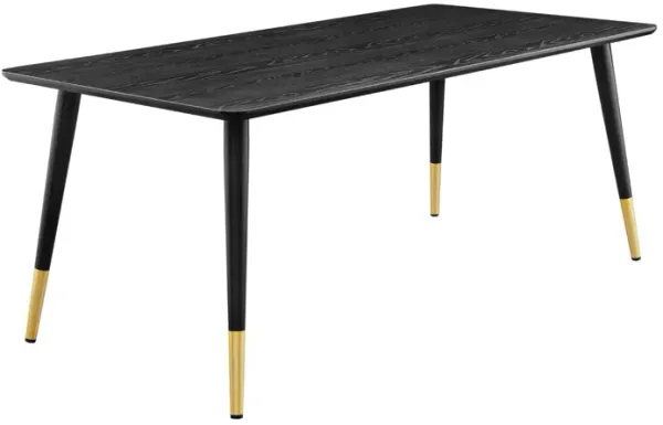 Modway - Vigor 71" Rectangular Dining Table Black