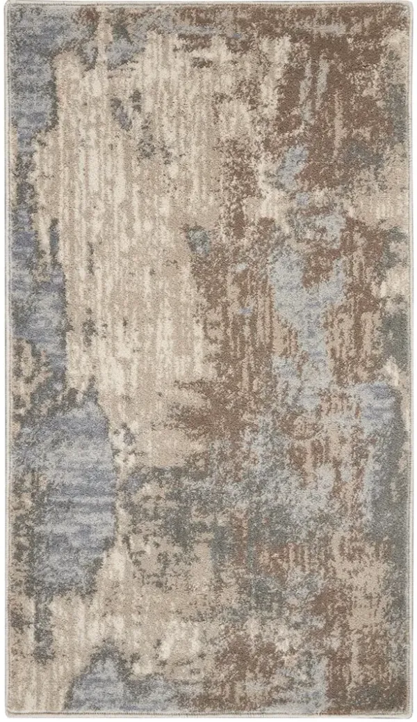 Moroccan Celebration KI386 Gray/Beige 2'2" x 3'9" Rug