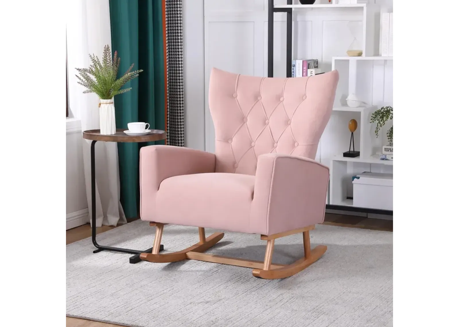 High Back Rocking Chair for Baby Room