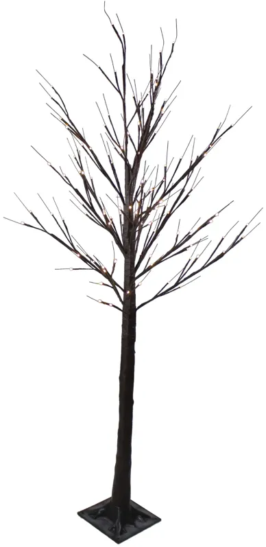 6' Lighted Christmas Birch Twig Tree Outdoor Decoration - Warm White LED Lights