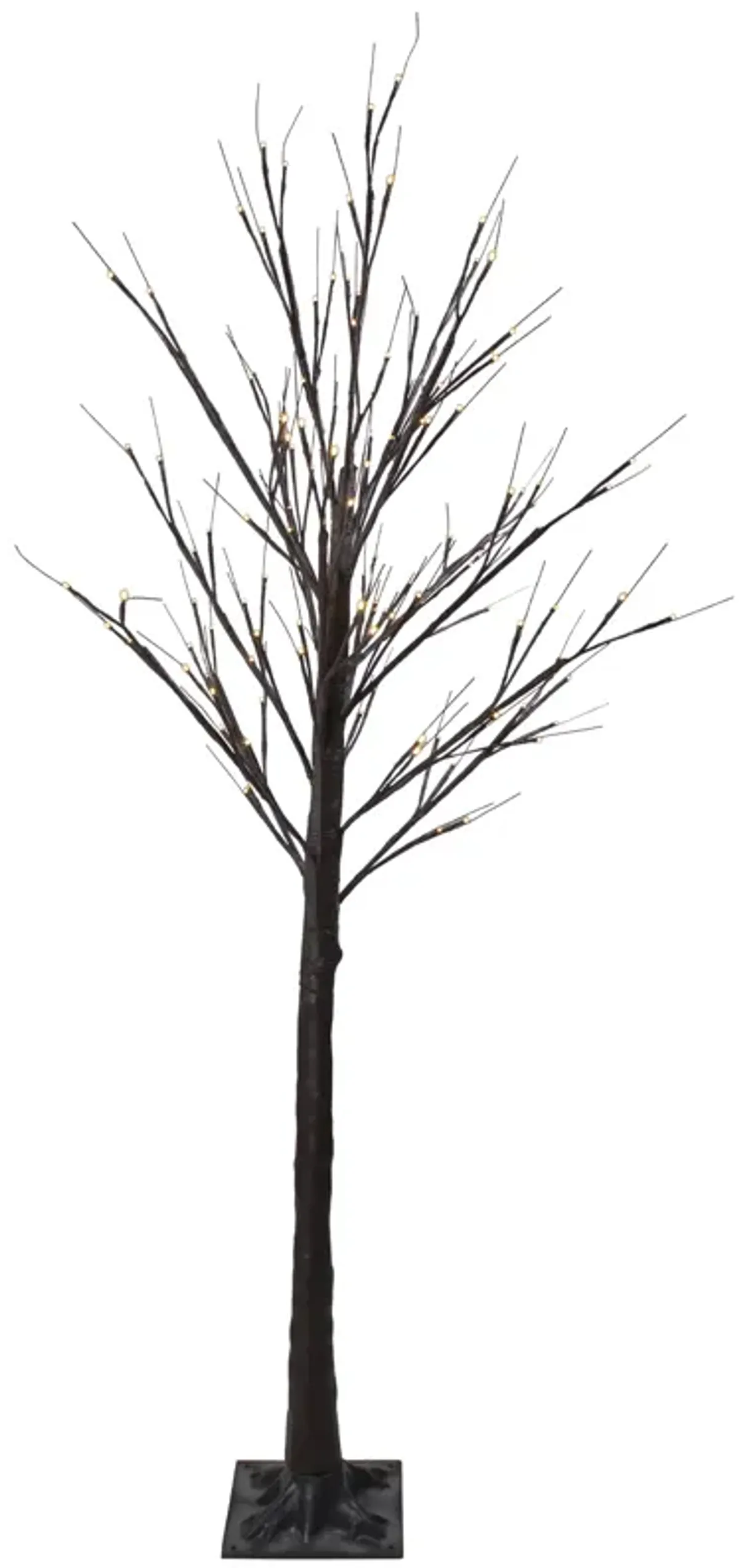 6' Lighted Christmas Birch Twig Tree Outdoor Decoration - Warm White LED Lights