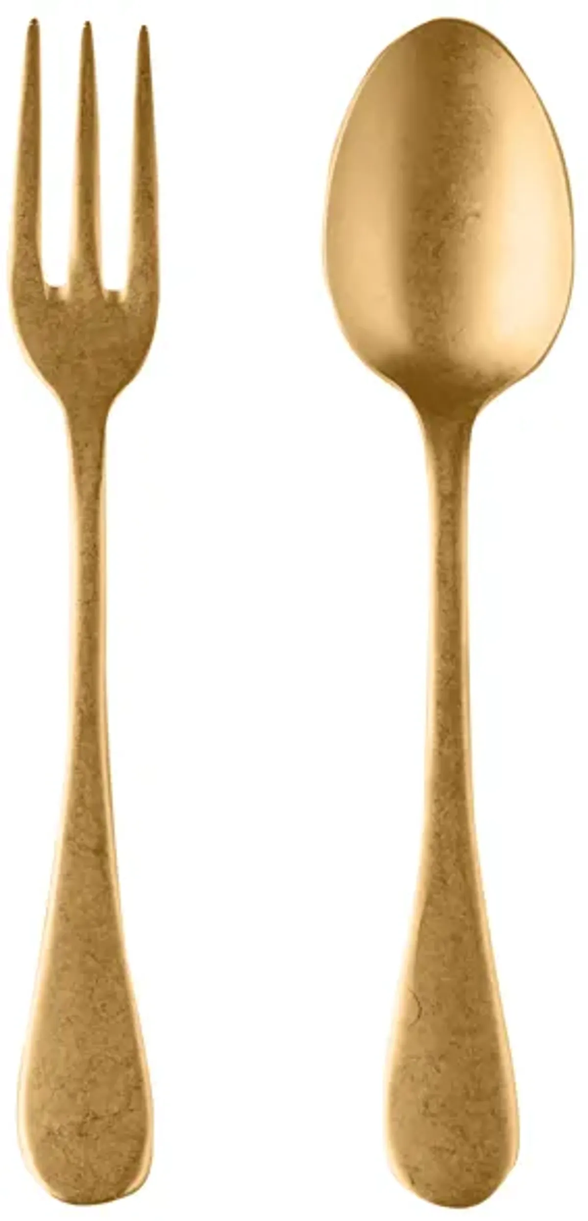 Vintage 2-Piece Serving Set in Gold