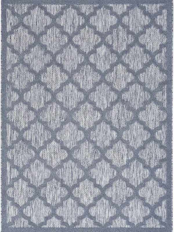 Easy Care NES01 Denim/Blue 4' x 6' Rug