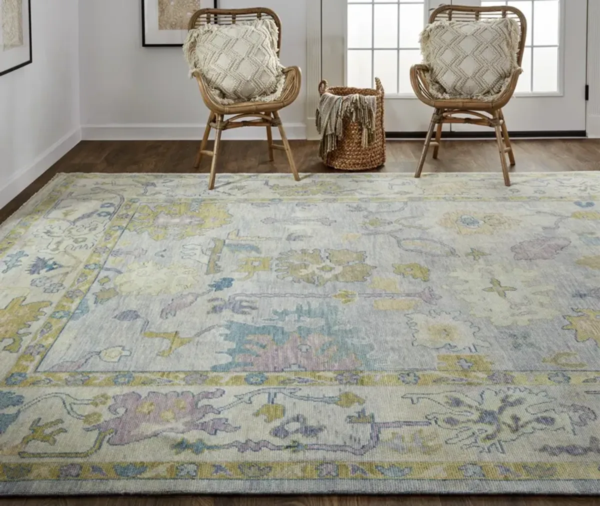 Karina 6791F Gray/Purple/Gold 2'6" x 8' Rug