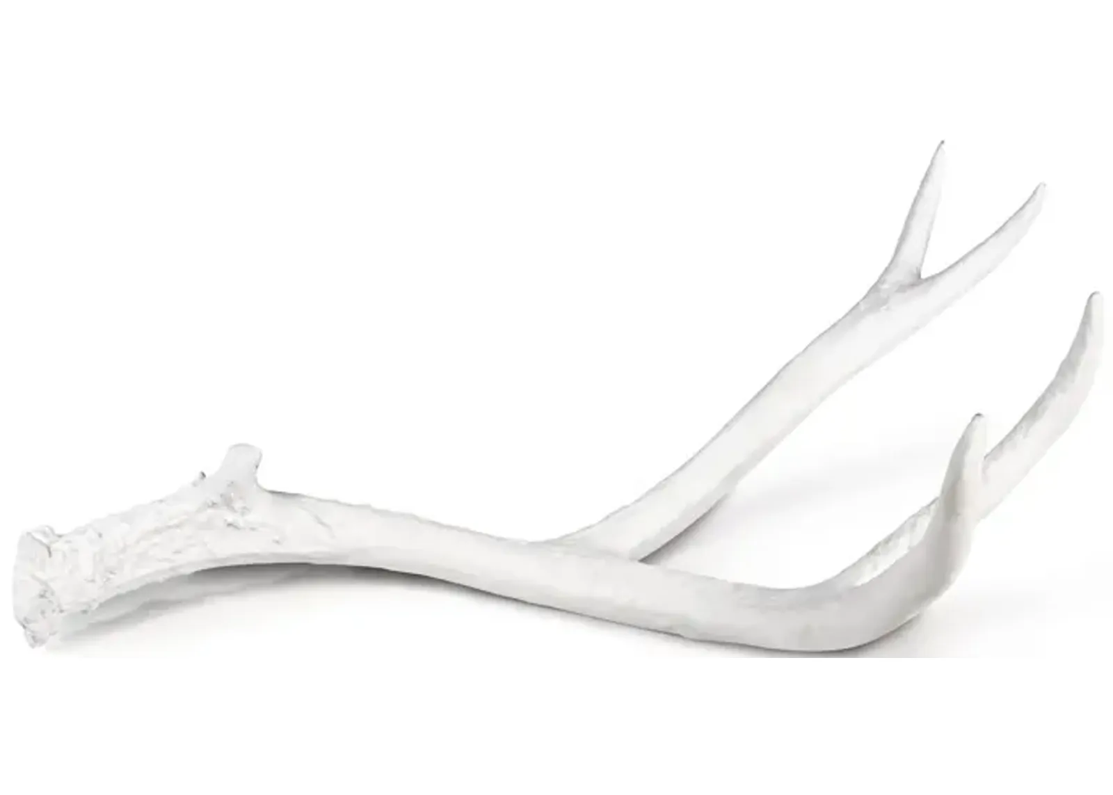 Antler Objet in Matte White