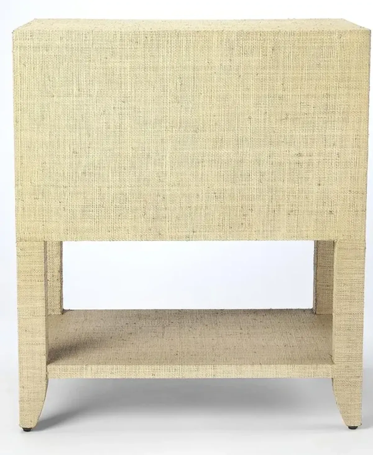 Chic Cream Raffia End Table, Belen Kox