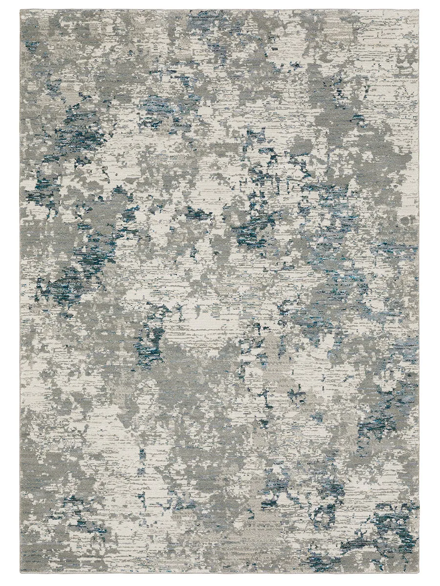 Evolution 6'7" x 9'6" Grey Rug