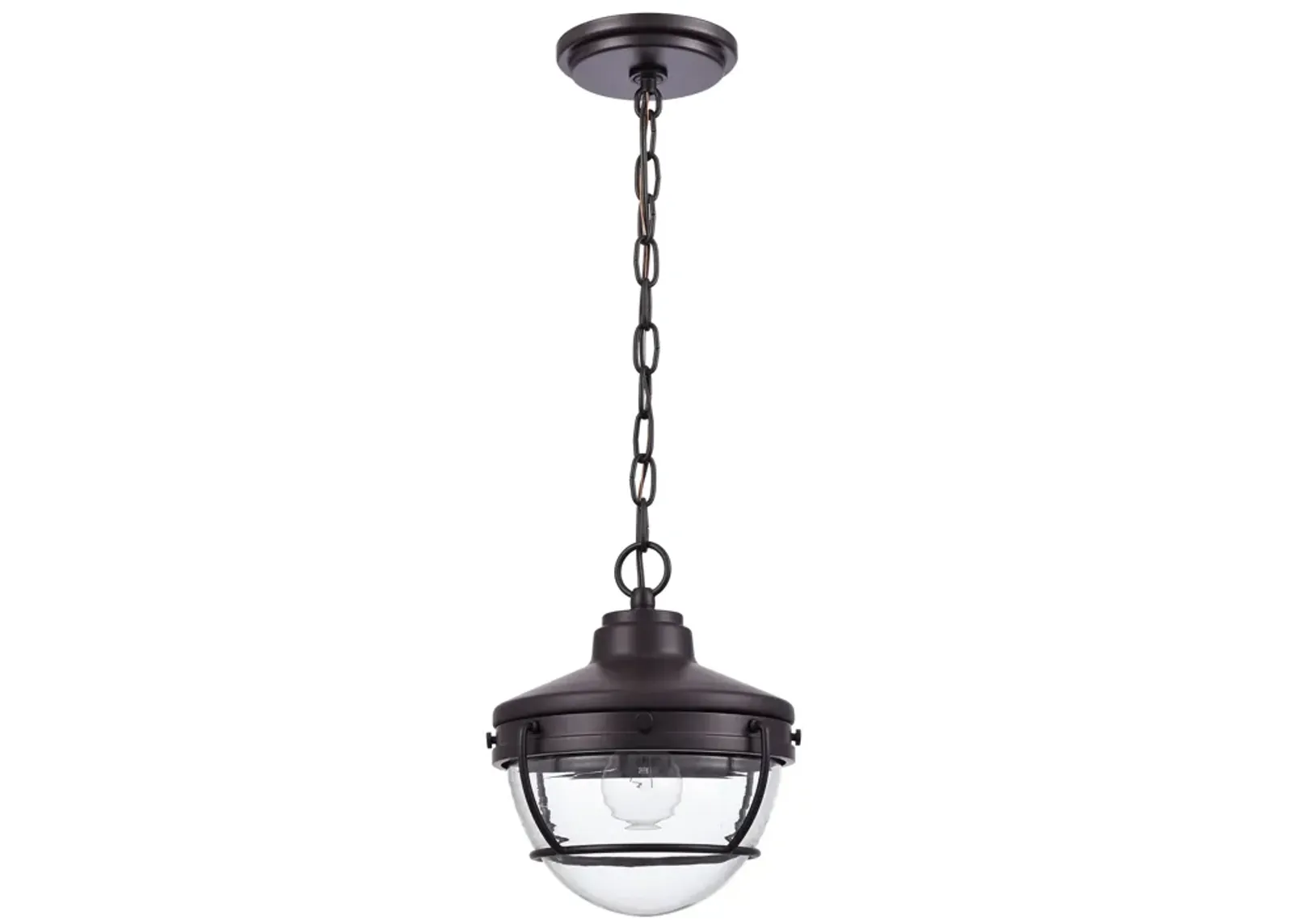 Eastport 9'' Wide 1-Light Bronze Outdoor Pendant