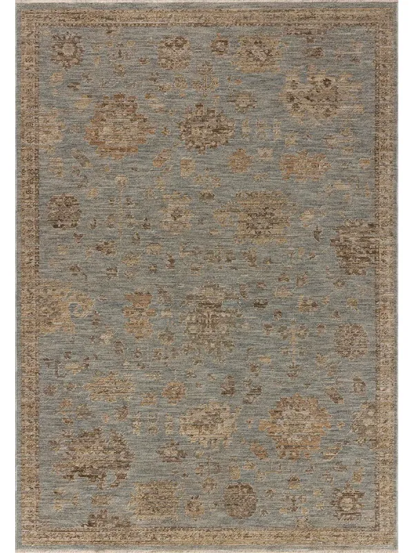 Willa Sky/Natural 2'7"x7'6" Runner Rug