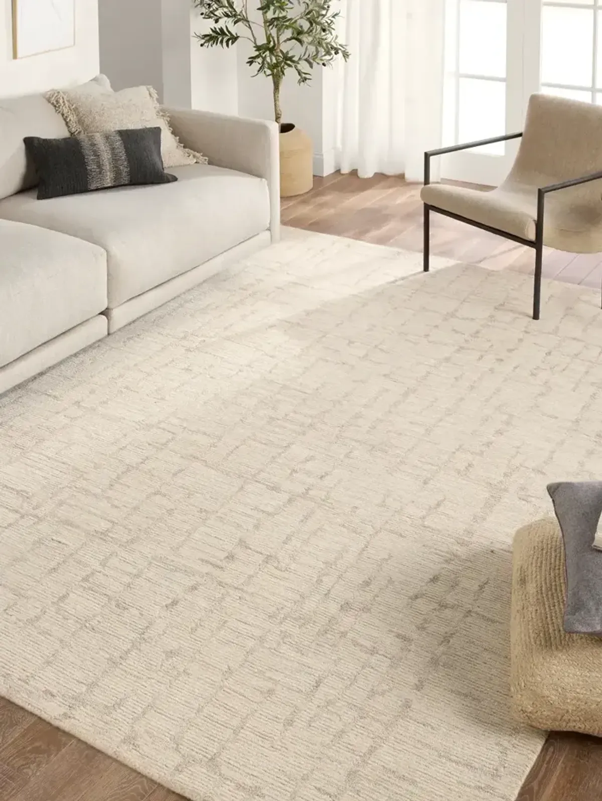 Labyrinth Herculean Tan/Taupe 9' x 12' Rug