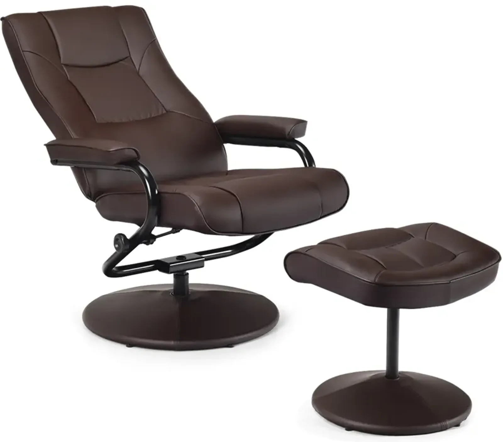 360° Swivel Recliner Chair with Ottoman