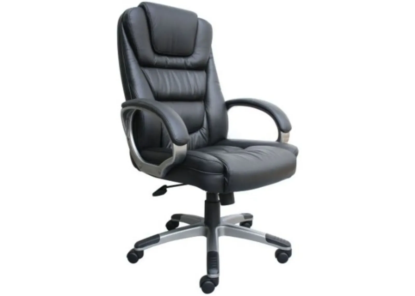 Hivvago Ergonomic Black Faux Leather Executive Office Chair