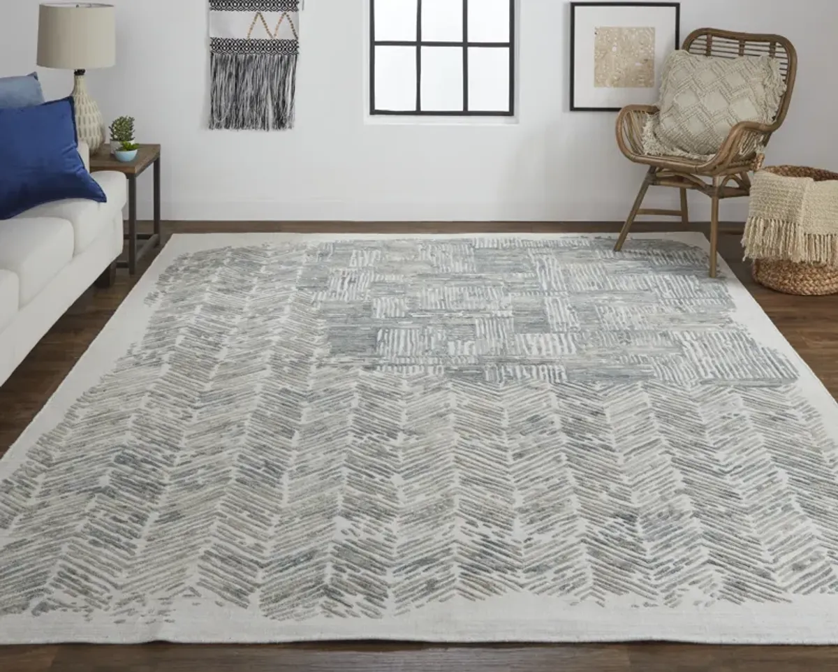 Elias 6891F Green/Blue/Ivory 2'9" x 10' Rug