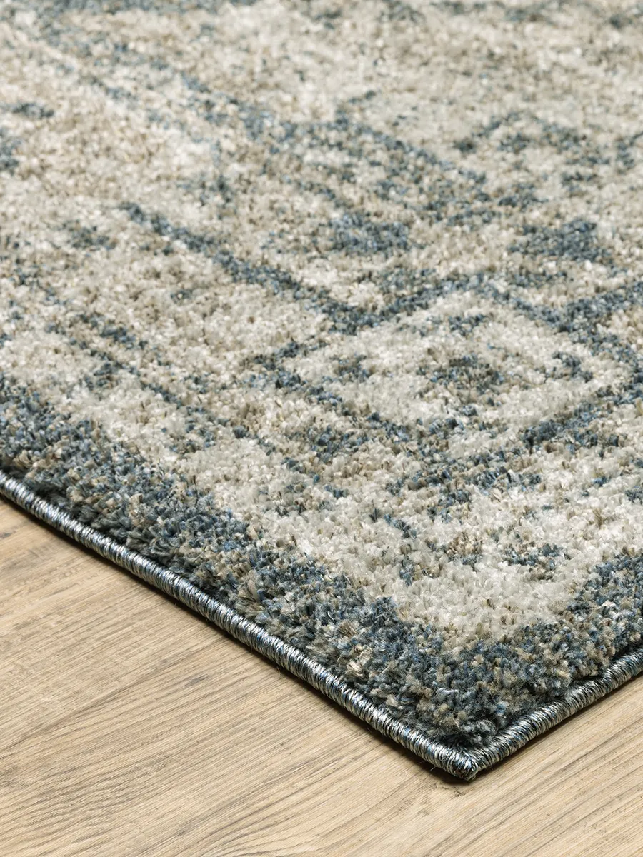 Alton 2'3" x 7'6" Blue Rug