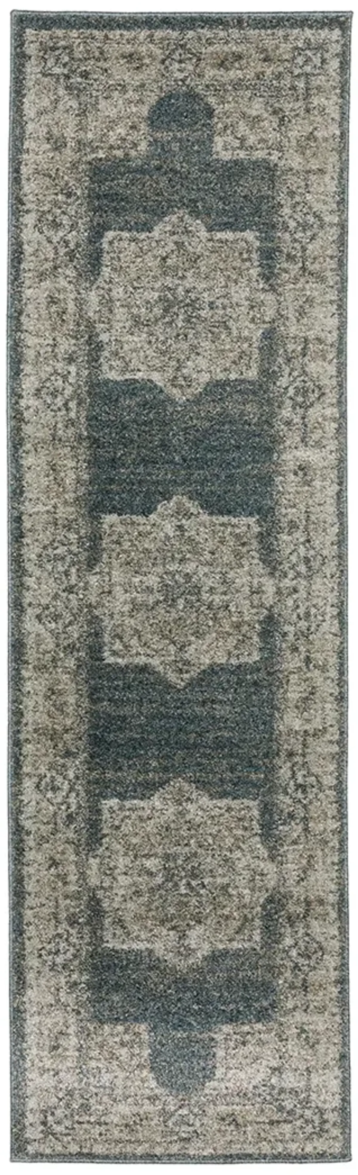 Alton 2'3" x 7'6" Blue Rug