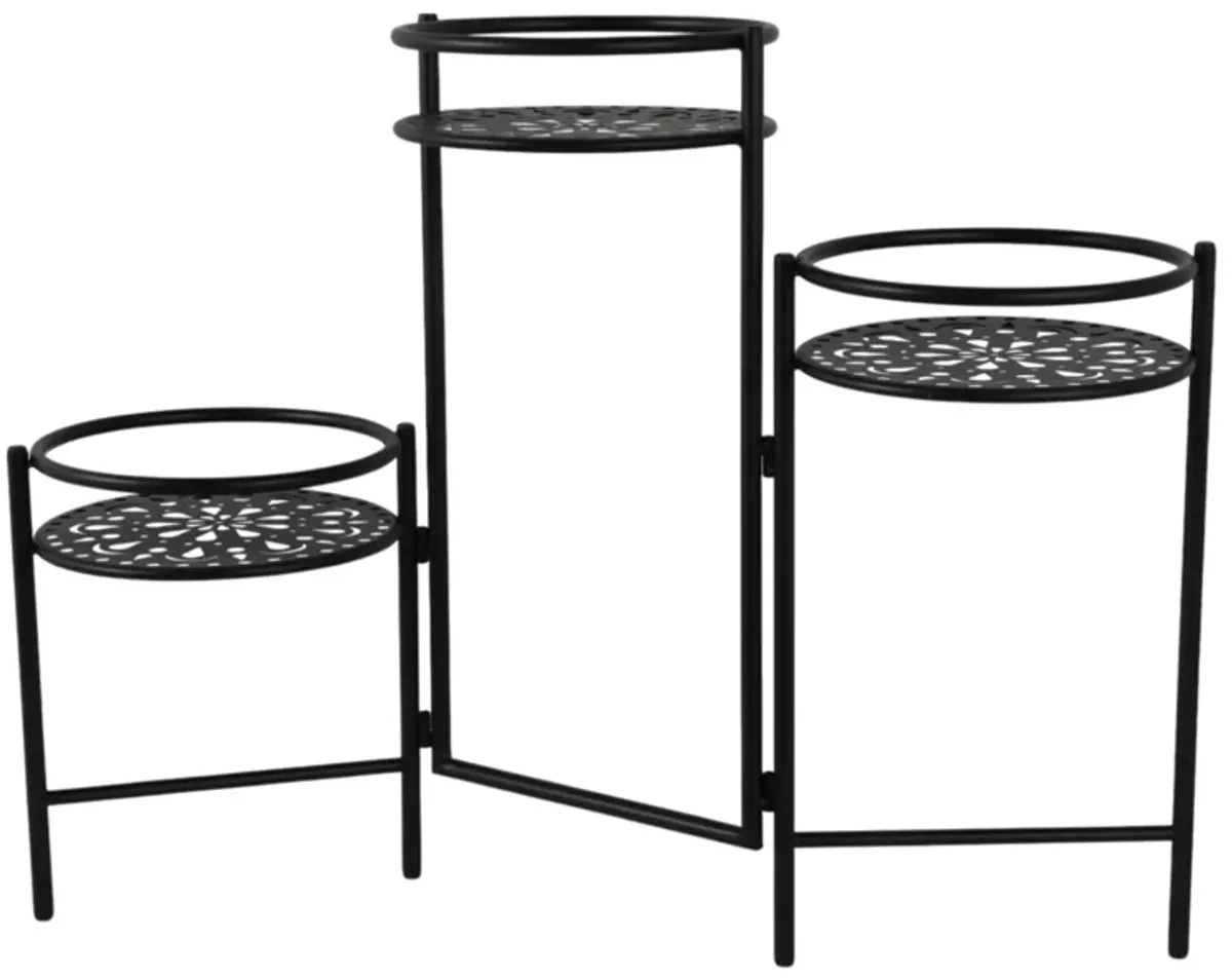 Round Folding Plant Stand
