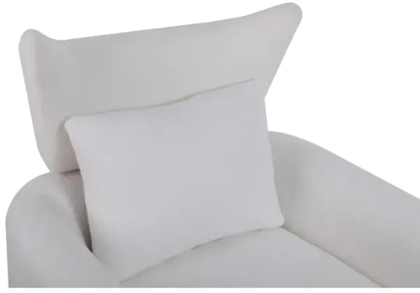 Streamdale Classic Mid-Century 360-Degree Swivel Accent Chair, Teddy Fabric