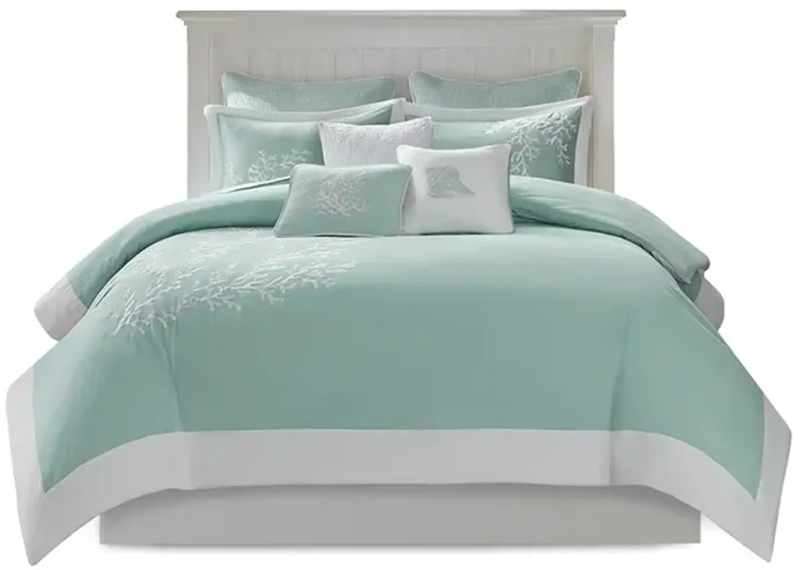 Gracie Mills Douglass Coastal Coral Reef Duvet Cover Set