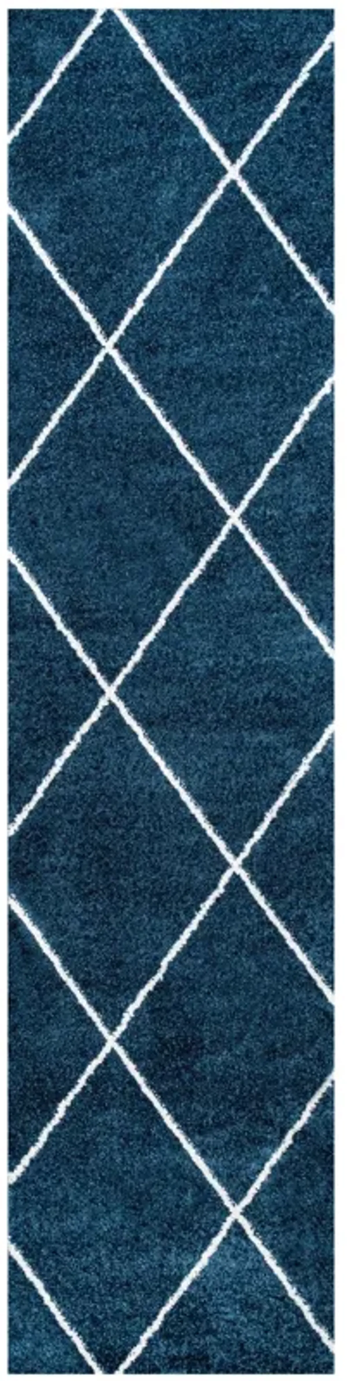 Cole Minimalist Diamond Trellis Area Rug