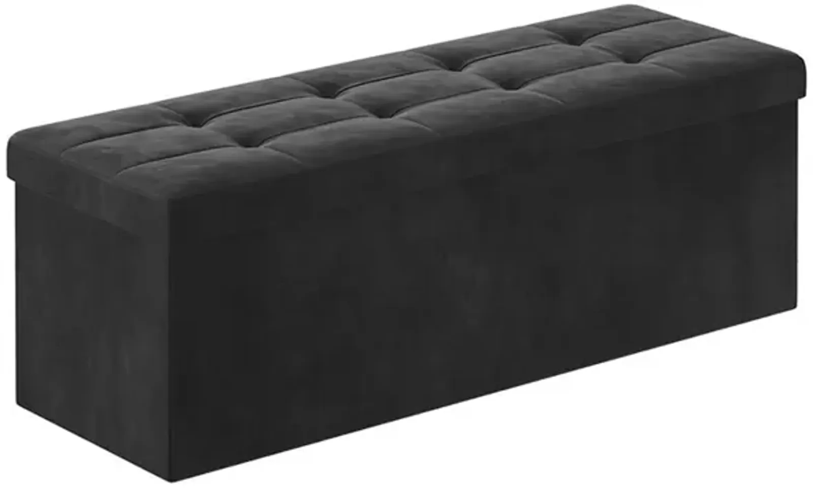 Foldable Storage Ottoman Bench for Space-Saving and Versatile Storage Solutions