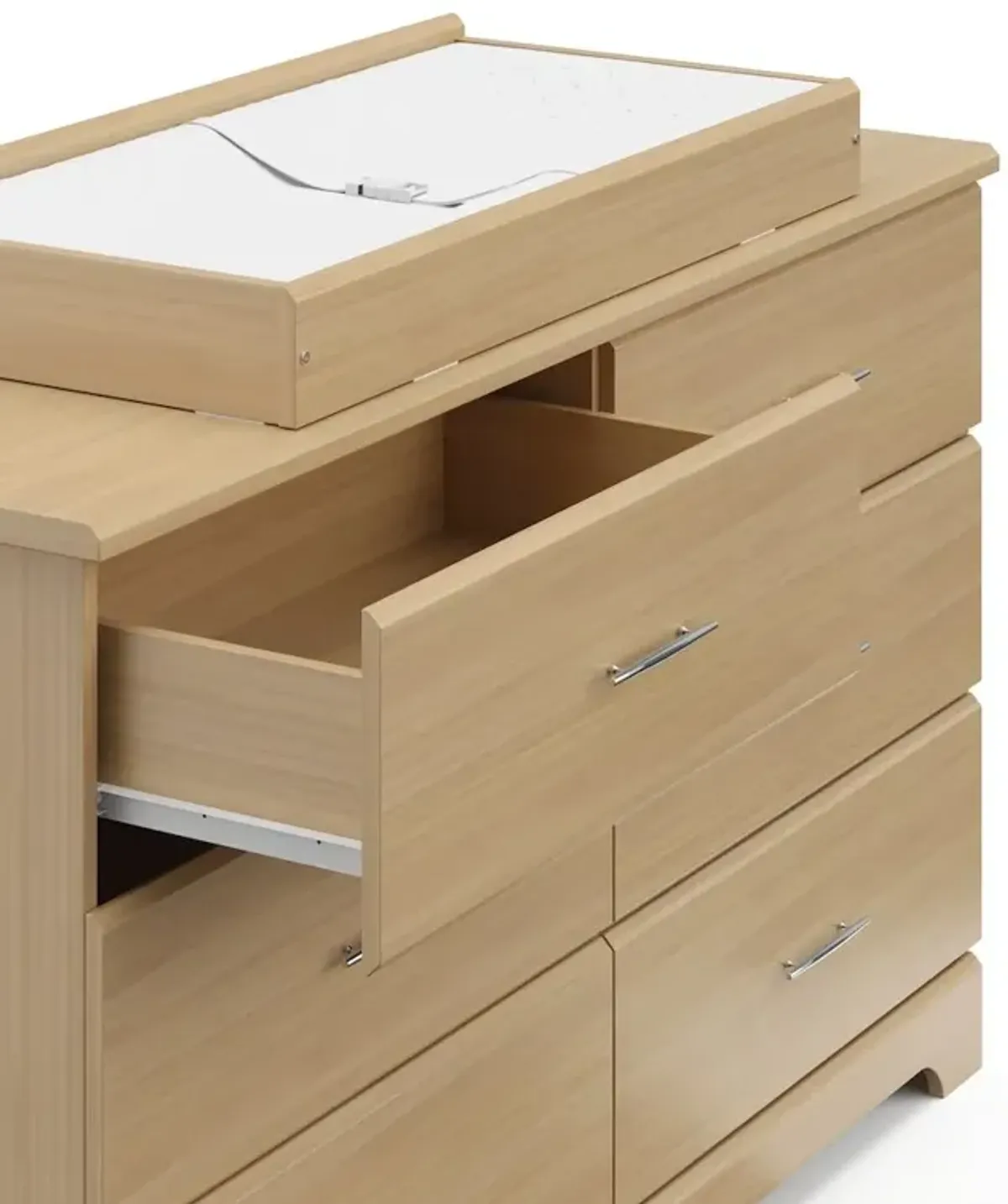 Storkcraft Brookside 6 Drawer Double Dresser (Driftwood)