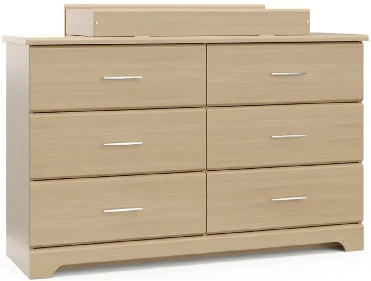 Storkcraft Brookside 6 Drawer Double Dresser (Driftwood)