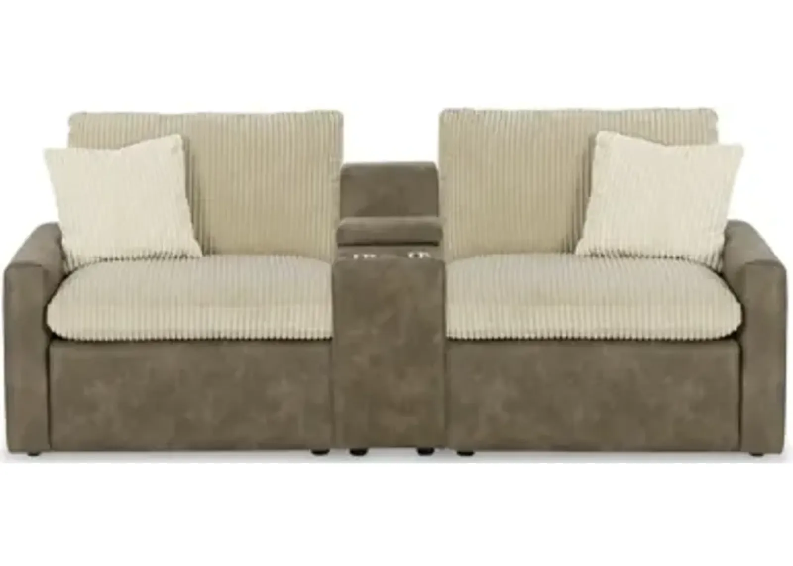 Windoll 2-Piece Power Reclining Loveseat with Console