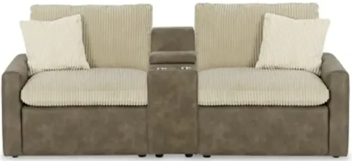 Windoll 2-Piece Power Reclining Loveseat with Console