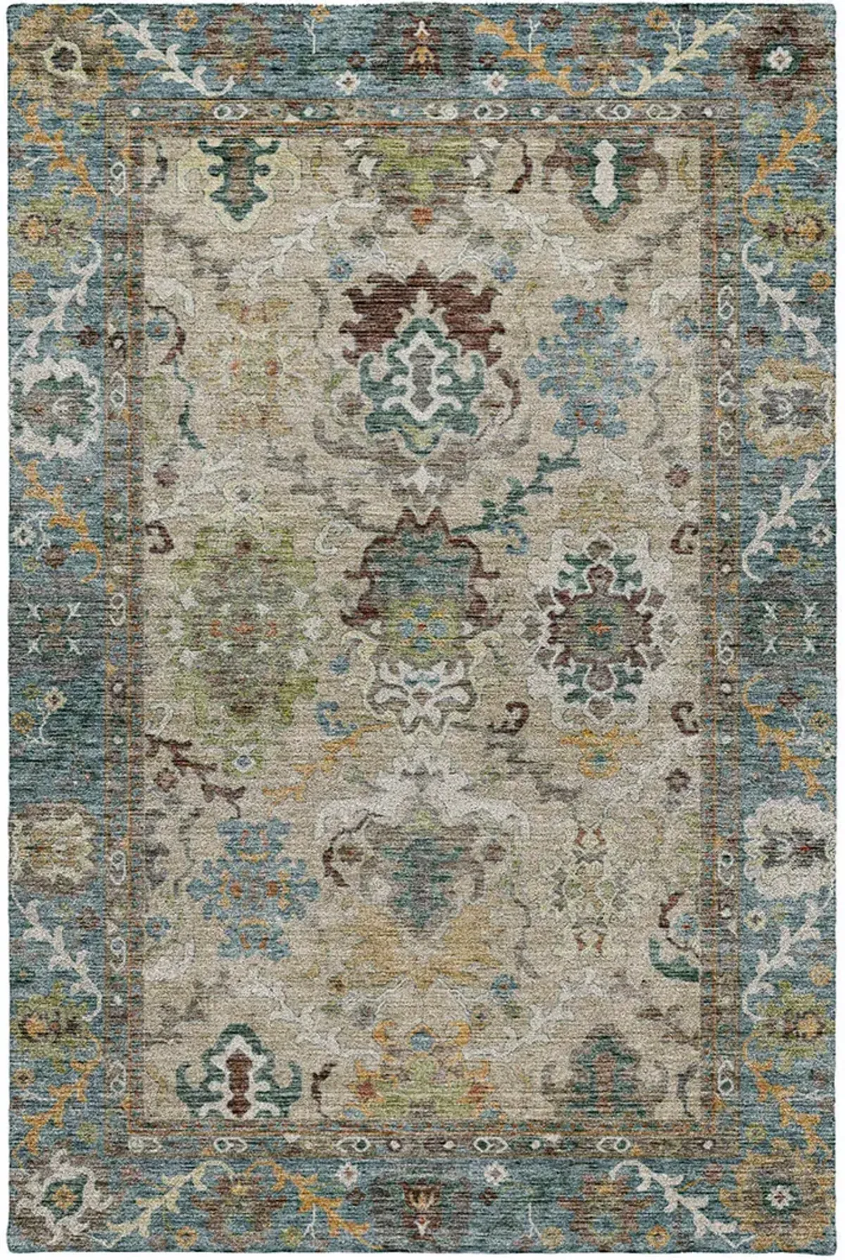 Silk Road SR5 Aqua 6'6" x 9'6" Rug