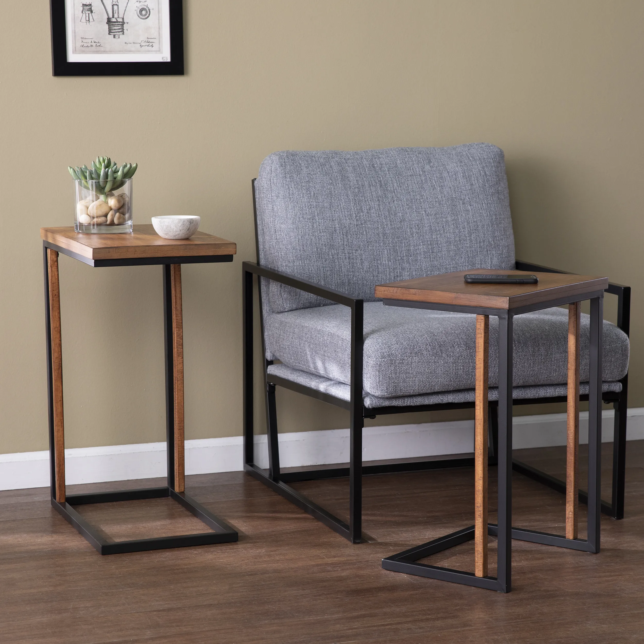 Summer 2-Piece Nesting C Table Set