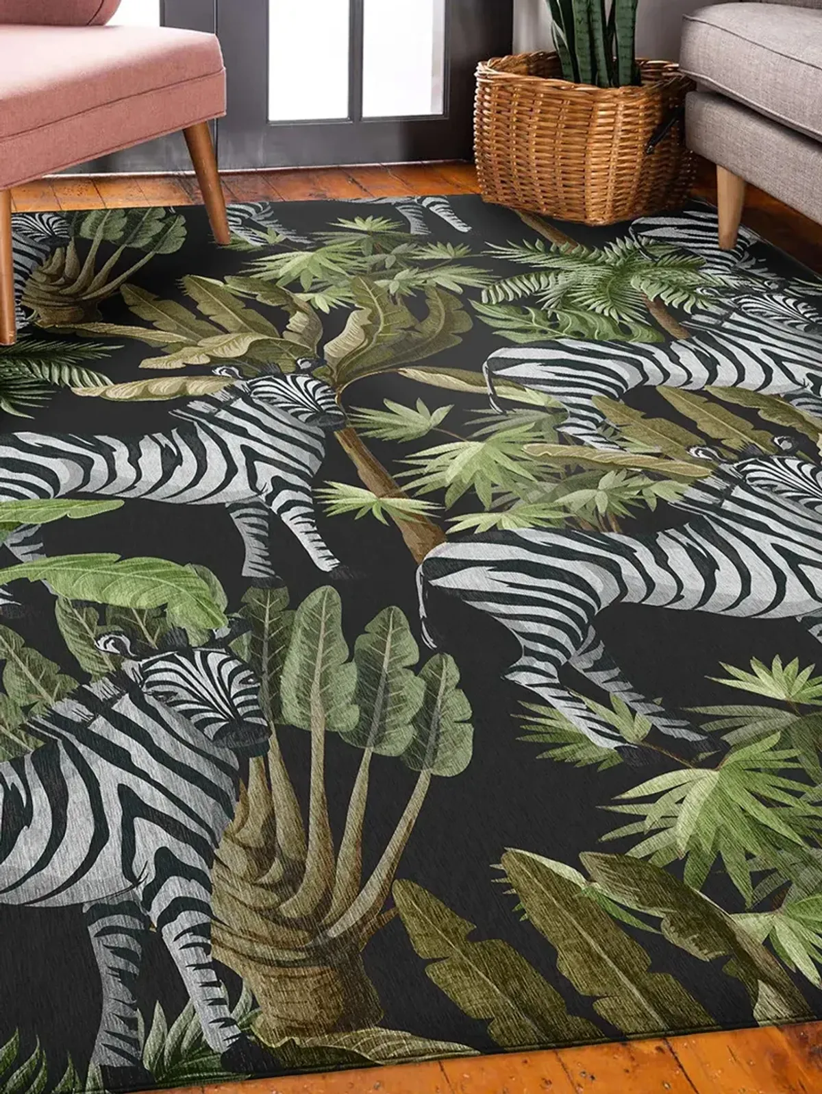 Tropics TC13 Black 5' x 7'6" Rug