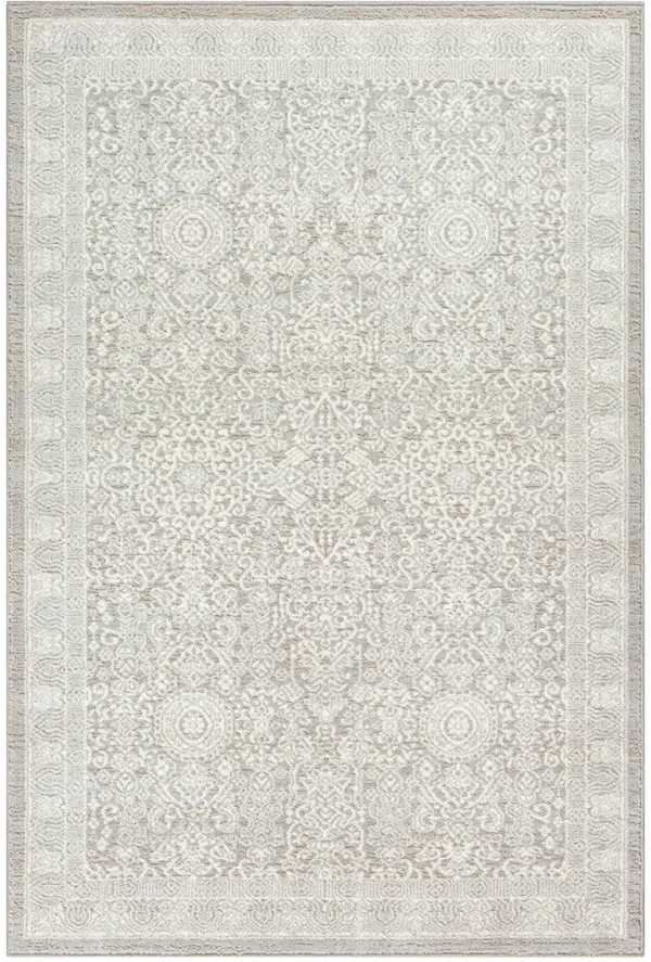 Eco Cycle ECY01 Silver/Ivory 5'3" x 7'3" Rug